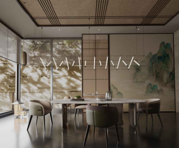 Modern Dining Table And Chairs-ID:287791974