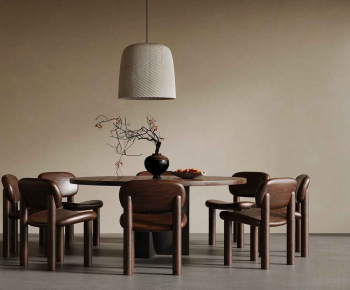 New Chinese Style Dining Table And Chairs-ID:642486107