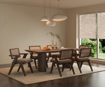 Modern Dining Table And Chairs-ID:711599119