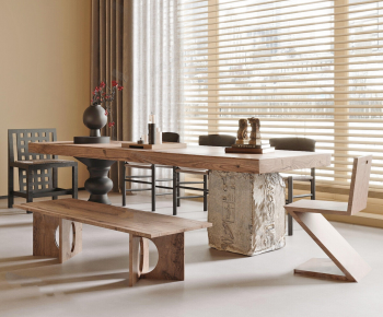 Modern Dining Table And Chairs-ID:773453004