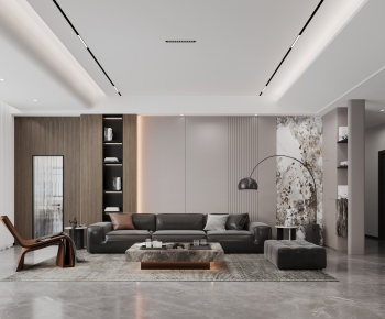 Modern A Living Room-ID:769485004