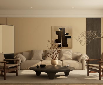 Wabi-sabi Style A Living Room-ID:709464075