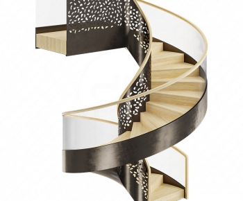 Modern Rotating Staircase-ID:554739002