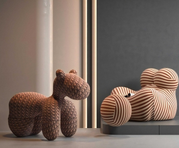 Modern Single Sofa-ID:358848099