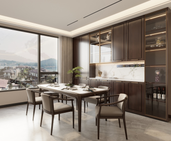 New Chinese Style Dining Room-ID:811317921