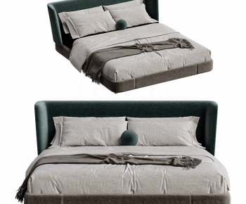 Modern Double Bed-ID:839056023