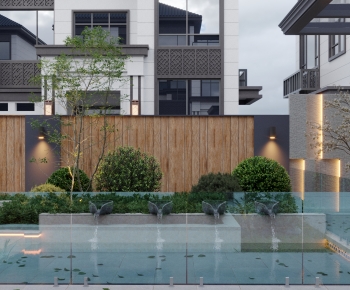 New Chinese Style Courtyard/landscape-ID:610759977