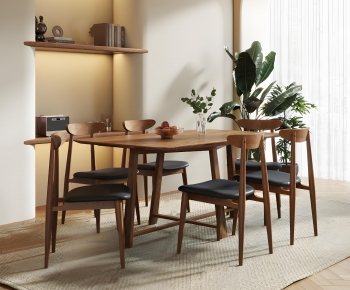 Modern Dining Table And Chairs-ID:543992048