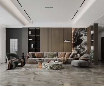 Modern A Living Room-ID:817843919