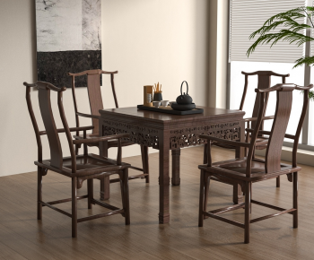 New Chinese Style Tea Tables And Chairs-ID:241549027