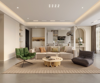 Modern A Living Room-ID:225598851