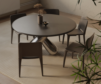 Modern Dining Table And Chairs-ID:753406054