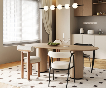 Modern Dining Table And Chairs-ID:622587924