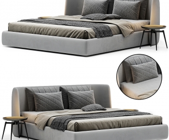 Modern Double Bed-ID:450589908