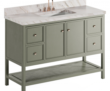 Simple European Style Bathroom Cabinet-ID:843919049