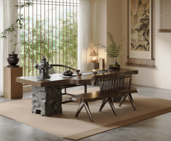 New Chinese Style Tea Tables And Chairs-ID:467756999