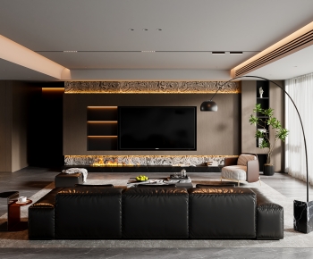 Modern A Living Room-ID:119657043