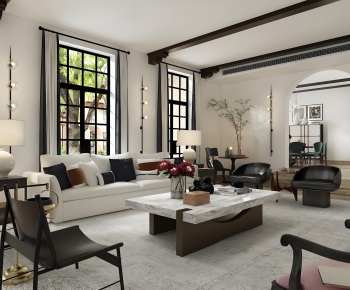 Modern A Living Room-ID:960144047