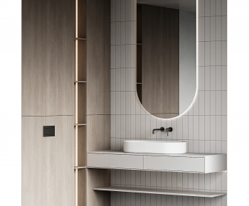Modern Bathroom Cabinet-ID:509156947