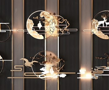 New Chinese Style Wall Lamp-ID:976083047