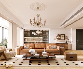 French Style A Living Room-ID:775897986