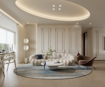 French Style A Living Room-ID:202441932