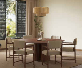 Modern Dining Table And Chairs-ID:592402941
