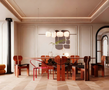 French Style Dining Room-ID:429349908