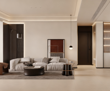 Modern A Living Room-ID:762829071