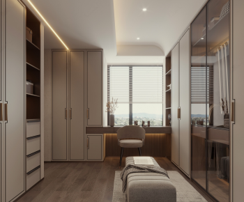 New Chinese Style Clothes Storage Area-ID:425962921