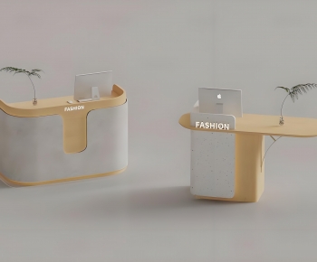 Modern Reception Desk-ID:394608979