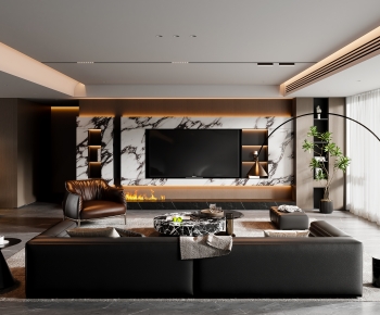 Modern A Living Room-ID:904316902
