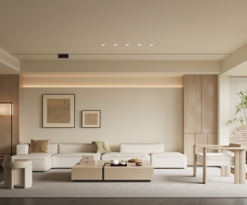 New Chinese Style A Living Room-ID:126928092