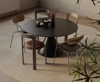 Modern Dining Table And Chairs-ID:885377883