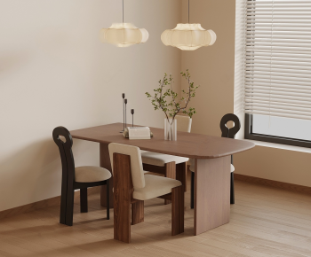 Modern Dining Table And Chairs-ID:486958031