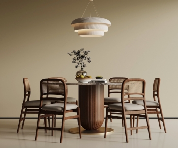 Modern Dining Table And Chairs-ID:474581962