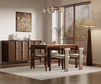 Modern Dining Table And Chairs-ID:910214908