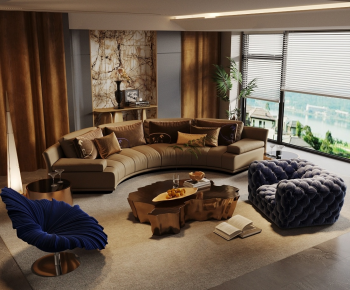 Modern A Living Room-ID:196620945