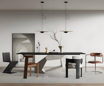 Modern Dining Table And Chairs-ID:324071888
