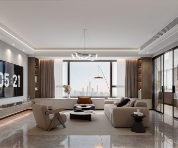 Modern A Living Room-ID:270472058