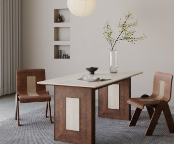 Modern Dining Table And Chairs-ID:328149087