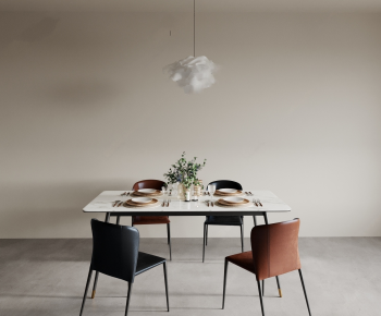 Modern Dining Table And Chairs-ID:428126106
