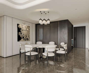 Modern Dining Room-ID:617661959