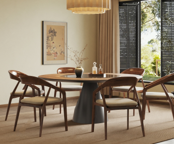 New Chinese Style Dining Table And Chairs-ID:948714027