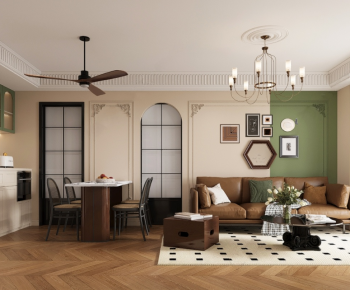 French Style A Living Room-ID:284949068