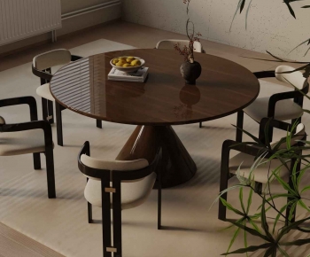 Modern Dining Table And Chairs-ID:876044997