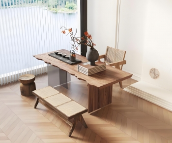 New Chinese Style Tea Tables And Chairs-ID:606728086