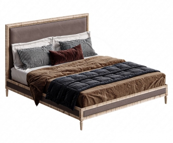 Modern Double Bed-ID:138590328