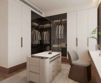 Modern Clothes Storage Area-ID:572813995