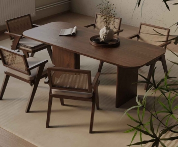 Modern Dining Table And Chairs-ID:833211909